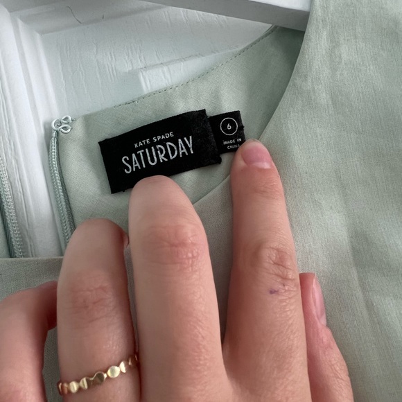 Kate Spade Ruffle Cotton Dress - Picture 6 of 6